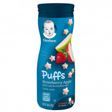 Gerber Puffs Strawberry Apple Cereal Snacks 42g